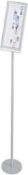 Twinco A4 Snap Frame Display, 900mm, Silver