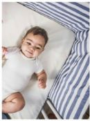 30 Baby Padded Cotton Crib Liners | Cot Protector | Crib Rail Cover One-Piece Bumper