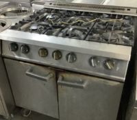 Falcoln Dominator 6 Burner Gas Cooker