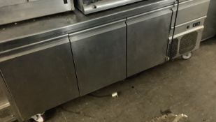 3 Door Undercounter Fridge