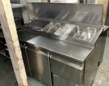 Free Standing Pizza Salad Fridge