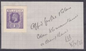 Saint Lucia 1936