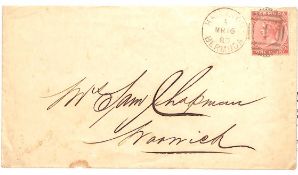 Bermuda 1880 (Mar 16) Cover Franked 1d To 