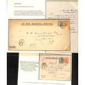 Bermuda 1895-1901 Bermuda Post Office O.H.M.S Covers To Canada (3) Or USA (2), One Franked ½d + 1...