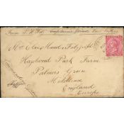 Bermuda 1898 (Jan 23) Cover To England Headed 