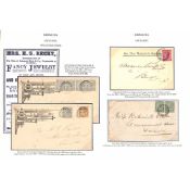 Bermuda 1899-1903 Covers Franked ½d Pair To Government House Or 1d To St. Georges, and H.G Recht