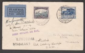 South Africa / Nyasaland 1934