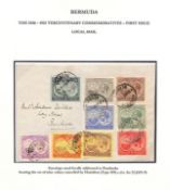 Bermuda 1921 Cover From Hamilton To Pembroke Bearing The Set of Nine, Scarce On Cover. S.G. £325...
