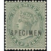 Bermuda ½D, 2d and 1/- Overprinted 
