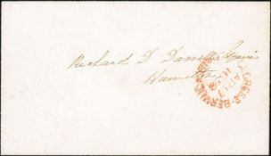 Bermuda 1858 (April 17) Cover To 