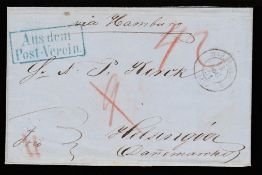 German States - Hamburg / France 1851