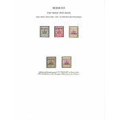 Bermuda 1902-03 Crown Ca ½d, 1d and 3d Overprinted 