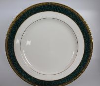 Oval Solid Mahogany Drinks Decanter & Glass Serving Tray