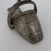 Interesting Early Antique Profusely Decorated Shoe Stirrup