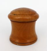 Antique Treen Fruitwood Pot