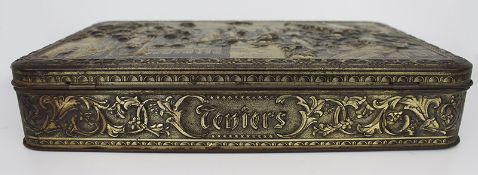 Vintage G.B.Co Belgium Teniers Biscuit Tin