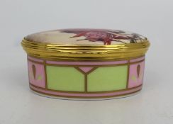 Royal Worcester The Connoisseur Collection Fuchsia Fairy Trinket Box