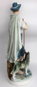 Large Royal Dux Shepherd Figure