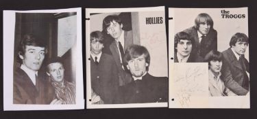 The Hollies & The Troggs Original Signature Presentation
