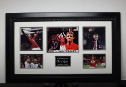 Ole Gunnar Solskjaer Original Signature Presentation.