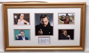 Eddie Izzard Original Signed Presentation
