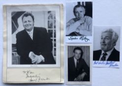 The Goons; Spike Milligan, Harry Secombe, Peter Sellers & Michael Bentine Original Signatures.