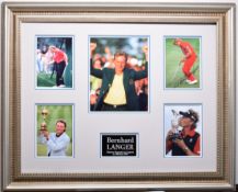 Bernhard Langer Framed Original Signature Presentation