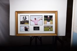 Rio Ferdinand Framed Original Signature Presentation.
