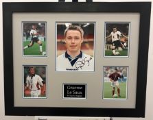 Graeme Le Saux Framed Original Signature Presentation.