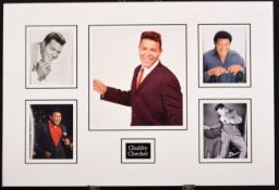 Chubby Checker Original Signed Presentation