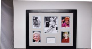 Sandra Dickinson Framed Original Signature Presentation