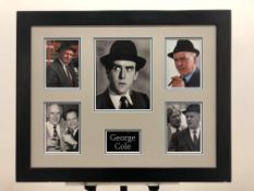 George Cole Framed Original Signature Presentation