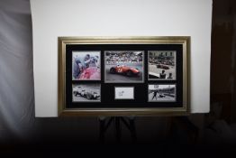 Stirling Moss Original Signature Presentation