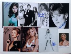 Honor Blackman, Britt Ekland, Cubby Broccoli, Maud Adams, Eunice Gayson & More Signatures