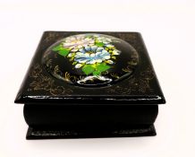 Vintage Russian Hand Painted Lacquer Box