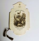 Rare Rex Whistler Royal Opera House State Performance Programme March 2nd 1939