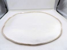 Italian 925 Sterling Silver Necklace New with Gift Pouch