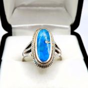 Artisan Sterling Silver Gemstone Ring