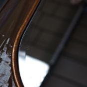 John Lewis Branford Gold Edge Mirror - 9/6 80 Collection Only