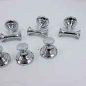 Bathstore Single & Double Bathrobe Hooks x 10