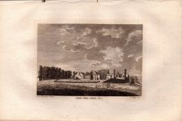 Battle Abbey 1 Sussex F. Grose Antique 1785 Copper Engraving.