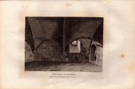 Boseham Crypt Sussex F. Grose Antique 1783 Copper Engraving.