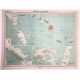 Antique Principal islands of Oceania, In The Pacific Hawaii, Fiji, & Tonga Map. - Image 1 of 2