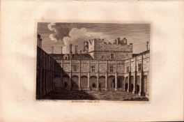 Herstmonceux Castle 3 Sussex F. Grose Antique 1785 Copper Engraving.