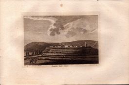 Bramber Castle Sussex F. Grose Antique 1785 Copper Engraving.