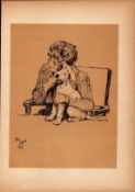 Cecil Aldin Antique Lovable Scamp of A Terrier Illustration A Dog Day -12.