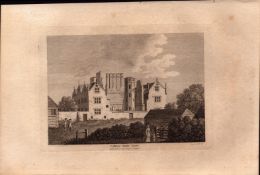 Eastbury House Essex F. Grose Antique 1783 Copper Engraving.