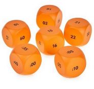 3 x 24 Hour Clock Cubes Learning Dice Foam Hope Education Pack of 6 - RRP £45 - Grade A