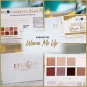5 x Etmore Argan Oil Eye Shadow Palette - Warm Me Up. RRP £100 - Grade A