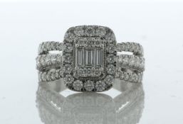 14ct White Gold Diamond Ring Set 2.00 Carats